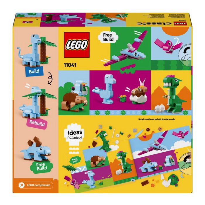 Lego Classic 11041 Kreatívne dinosaury, 450 ks