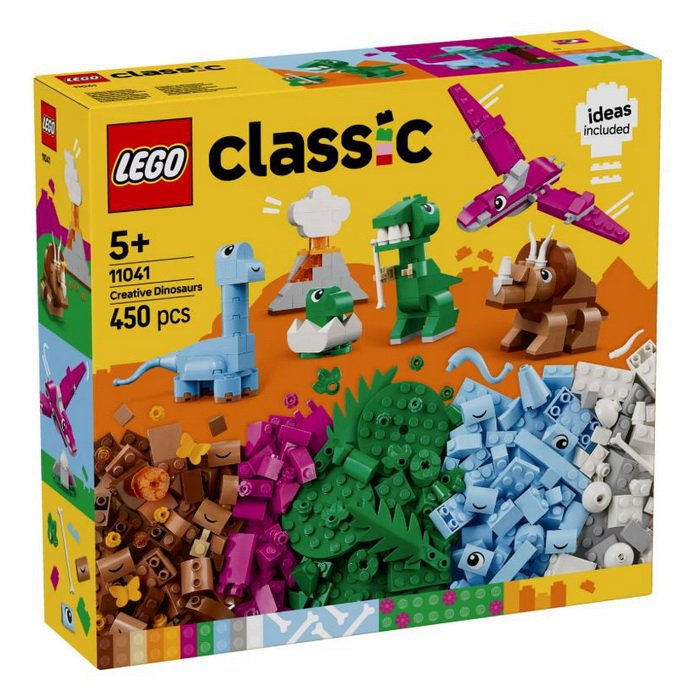 Lego Classic 11041 Kreatívne dinosaury, 450 ks