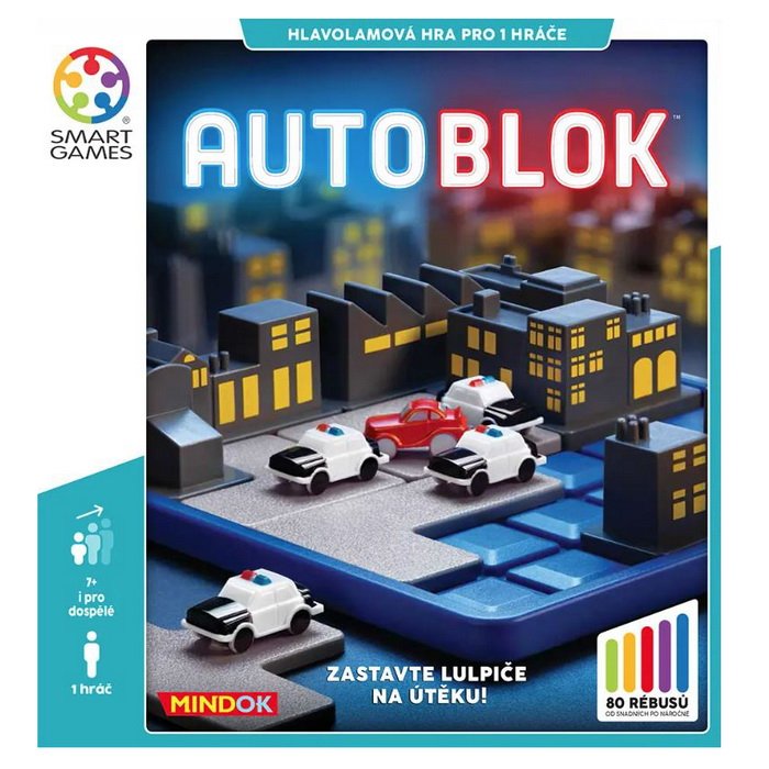 Smart Games Auto blok, 80 rébusov