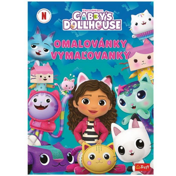 Trefl Vymaľovanky Gabby's Dollhouse, 24 strán