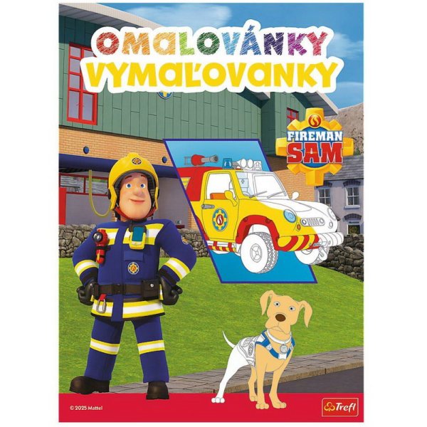 Trefl Vymaľovanky Požiarnik Sam, 24 strán