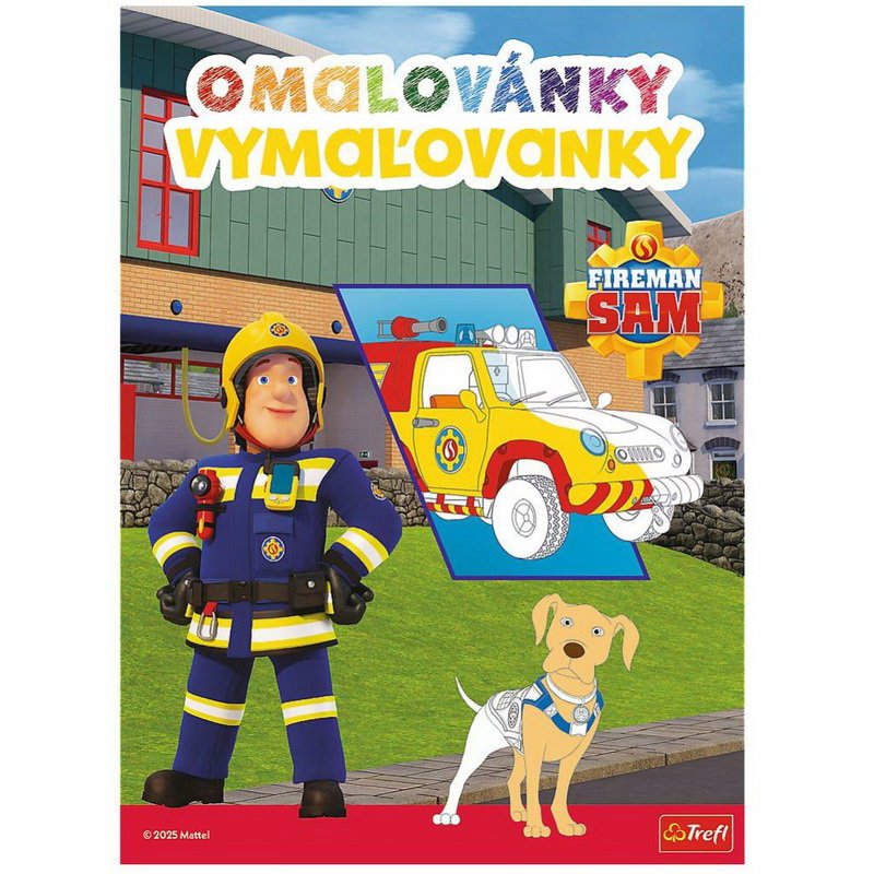 Trefl Vymaľovanky Požiarnik Sam, 24 strán
