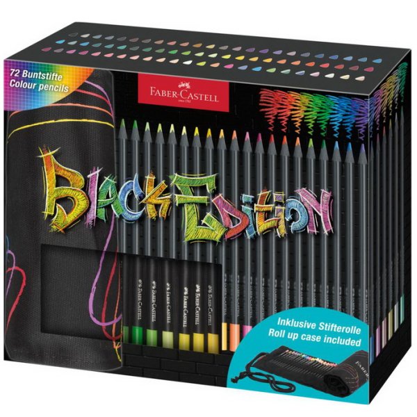 Faber Castell Pastelky Black Edition, 72 ks