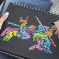 Faber Castell Pastelky Black Edition, 72 ks