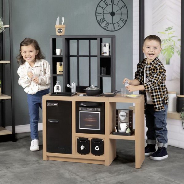 Smoby Kuchynka Loft s príslušenstvom, 32 ks