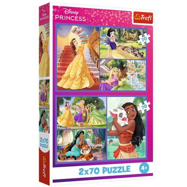 Trefl Puzzle Disney Princezny 2v1