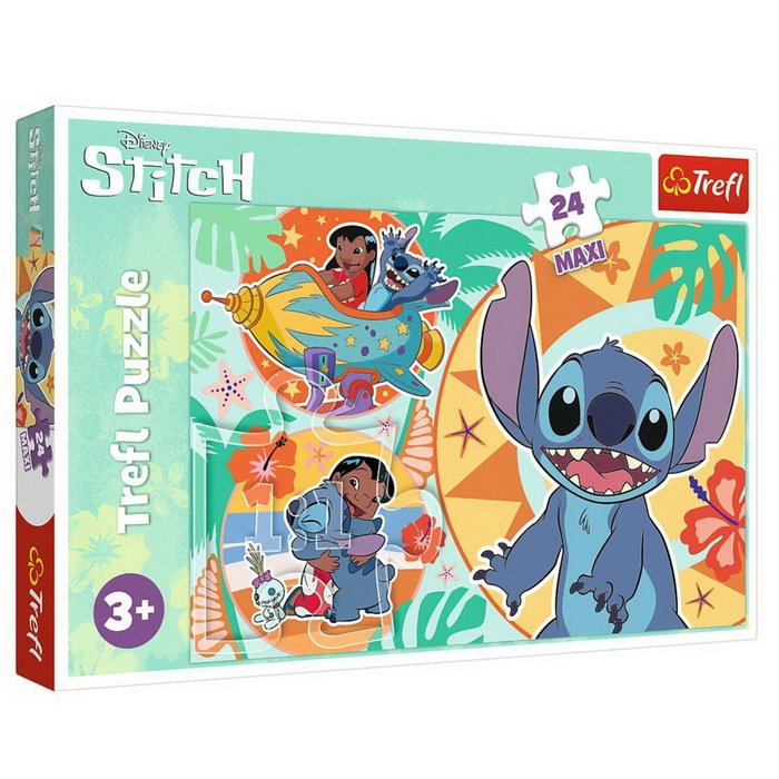 Trefl Puzzle Maxi Lilo&Stitch, 24 dielikov