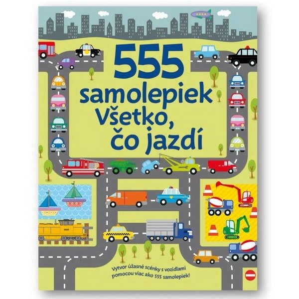 555 samolepiek Všetko, čo jazdí