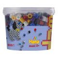 Hama MAXI zažehlovacie korálky v tube, 600 ks, v základných farbách