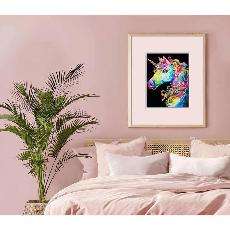 DiamontDotz Neon Jednorožec na zamate