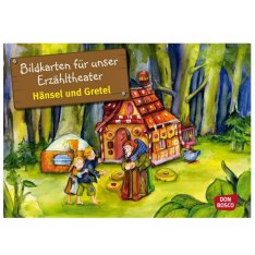 Janko a Marienka - obrazové karty pre divadlo Kamishibai, 12 ks