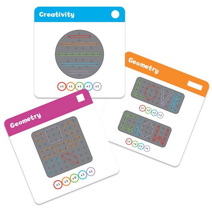 Learning Resources Geoboard doštičky s predlohami