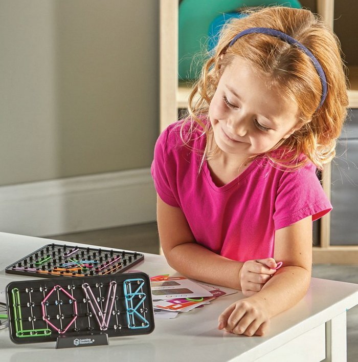 Learning Resources Geoboard doštičky s predlohami