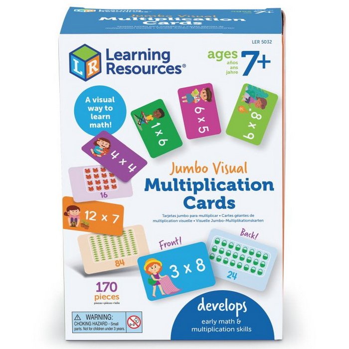 Learning Resources Karty na násobenie, 169 ks