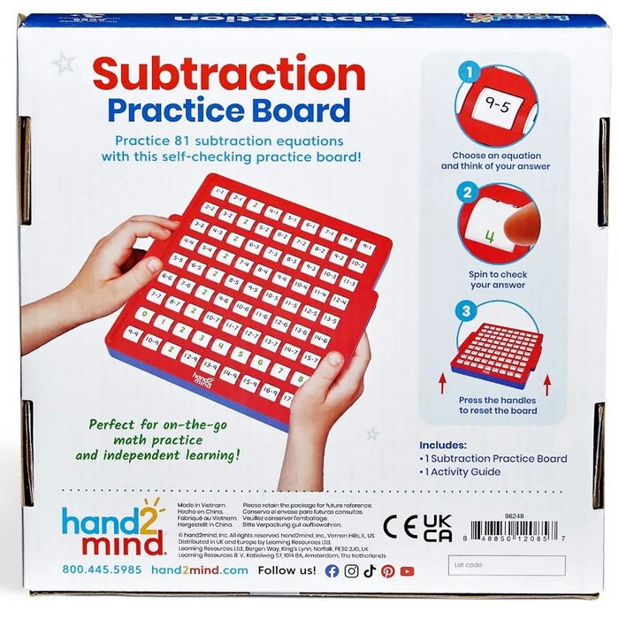 Learning Resources Tabuľka na odčítavanie