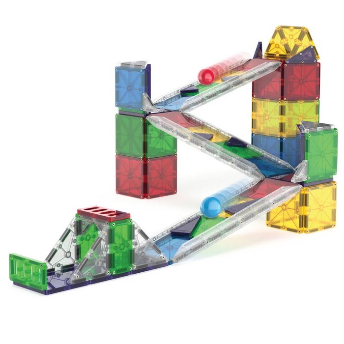 MagnaTiles Guličková dráha Deluxe, 90 ks