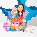 MagnaTiles Magnetická stavebnica microMAGS Zámok, 48 dielov