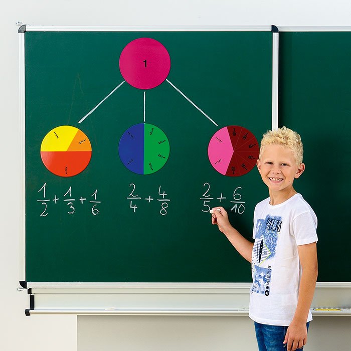Magnetické kruhové zlomky, 51 ks