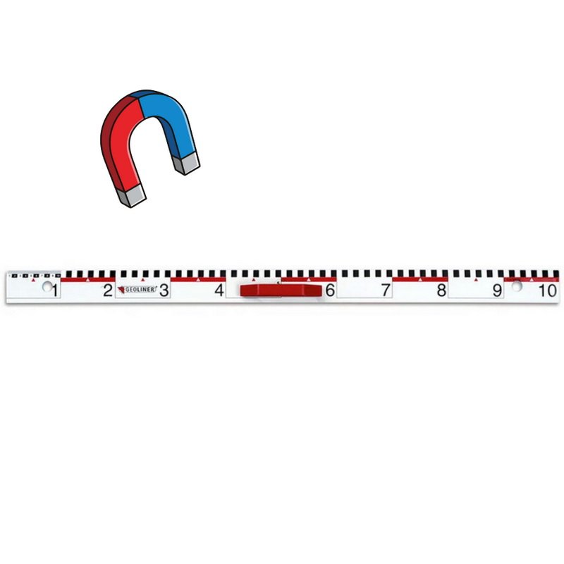 Magnetické tabuľové pravítko, 100 cm