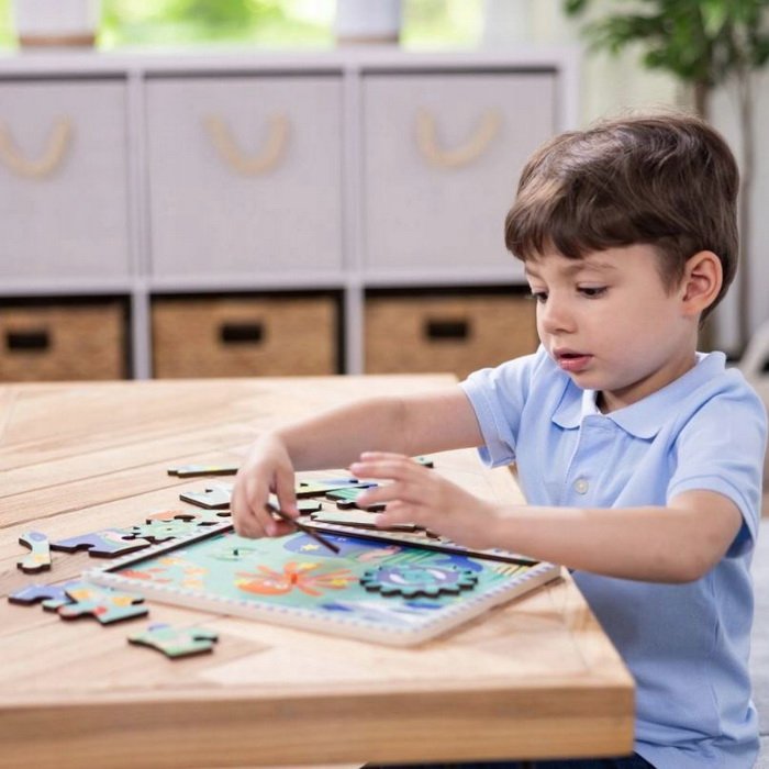 Melissa Puzzle Oceán s ozubenými kolieskami, 18 ks