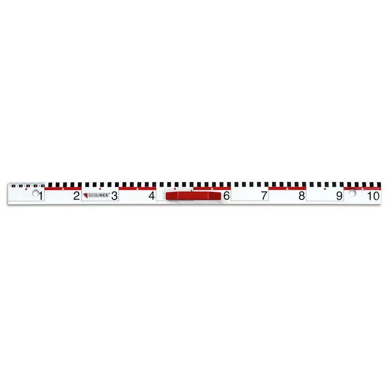 Nemagnetické tabuľové pravítko, 100 cm
