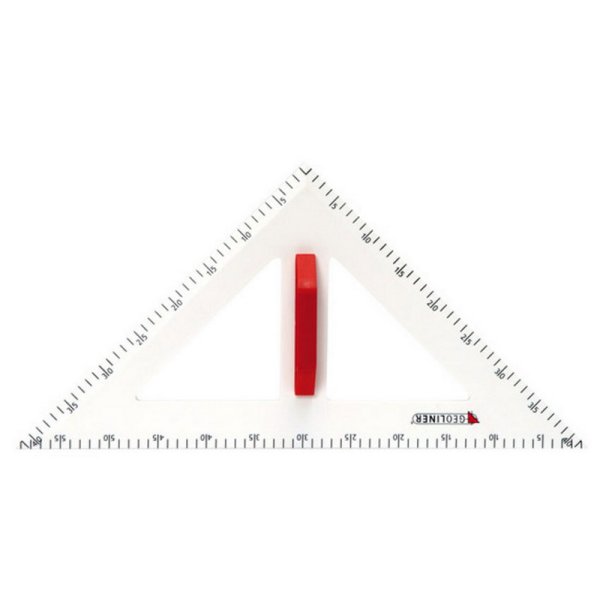 Nemagnetický rovnoramenný tabuľový trojuholník, 60 cm