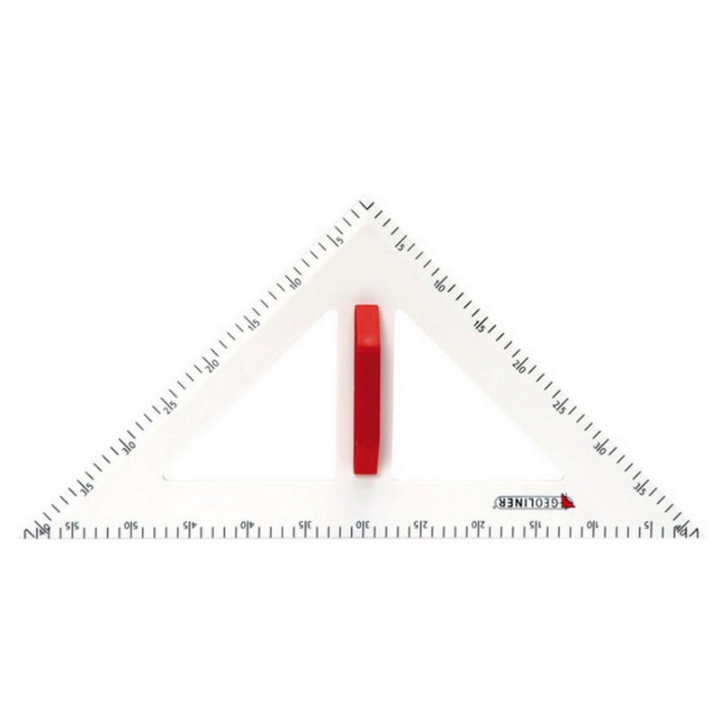 Nemagnetický rovnoramenný tabuľový trojuholník, 60 cm