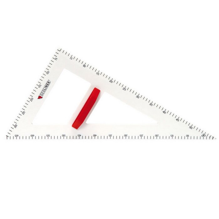 Nemagnetický rôznostranný tabuľový trojuholník, 60 cm