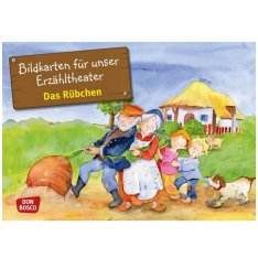 O veľkej repe - obrazové karty pre divadlo Kamishibai, 12 ks