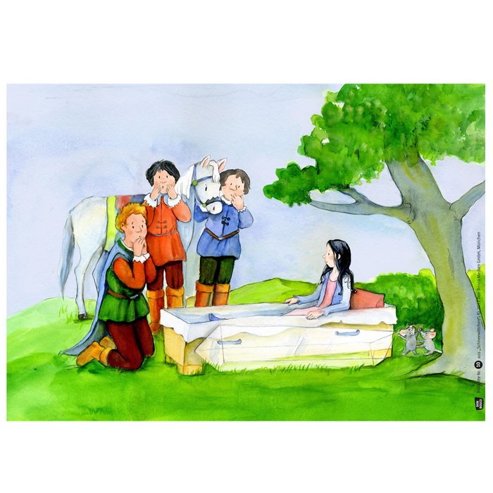 Snehulienka - obrazové karty pre divadlo Kamishibai, 12 ks