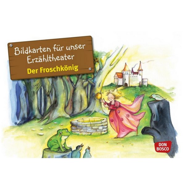 Žabí Princ - obrazové karty pre divadlo Kamishibai, 12 ks
