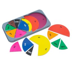 Magnetické zlomky, desatinné čísla a percentá, 51 ks