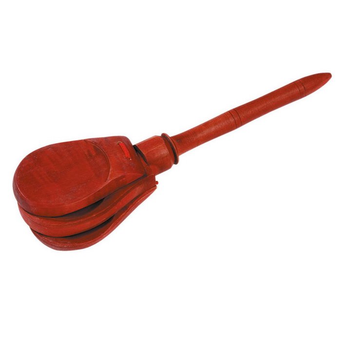 Betzold Drevená kastaneta s rúčkou, 21 cm