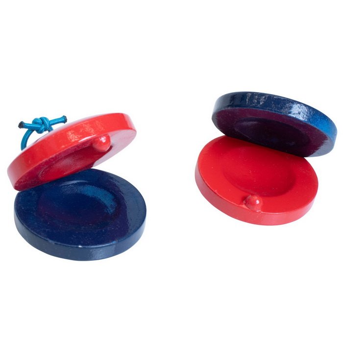 Betzold Drevené farebné kastanety Ø 5.5 cm, pár