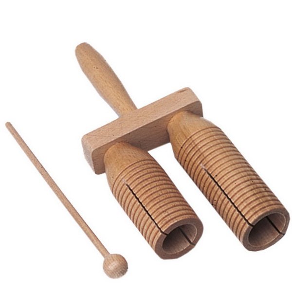 Betzold Drevené guiro dvojtónové, 25 cm