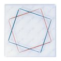 Betzold Geometrická priehľadná doska geoboard 15x15cm