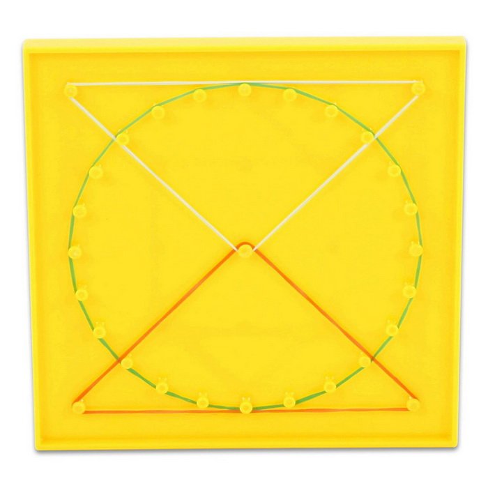 Betzold Geometrická tabuľa obojstranná geoboard 17,5x17,5 cm