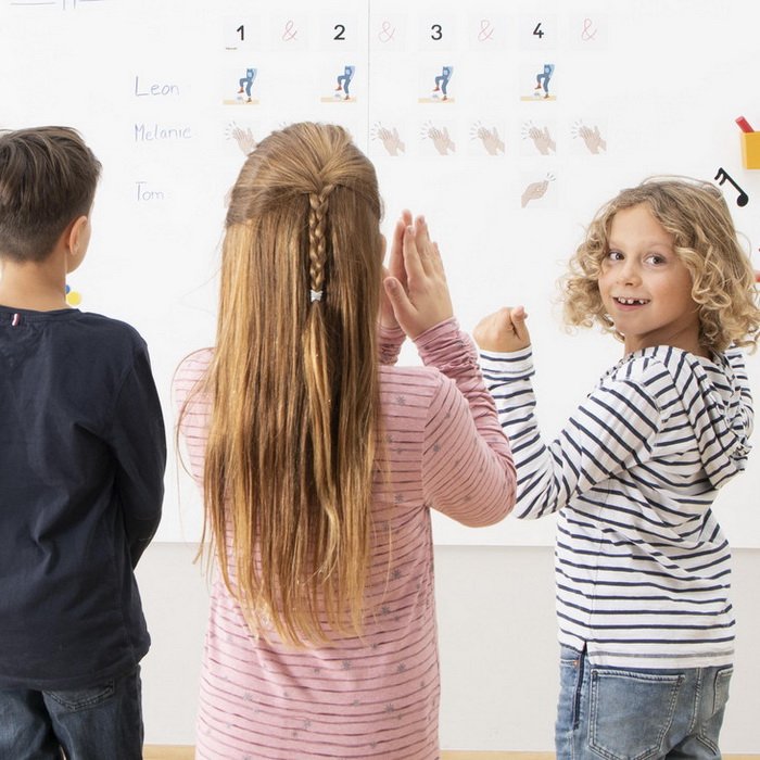 Betzold Magnetické karty na cvičenie rytmu, 86 ks