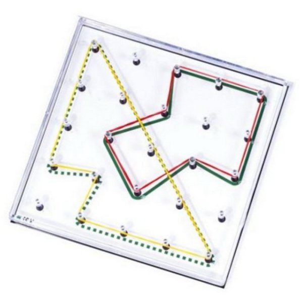 Betzold Pracovné karty pre geoboard, pre 2 a viac gumičiek, 12 ks