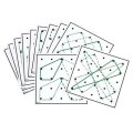 Betzold Pracovné karty pre geoboard, pre 2 a viac gumičiek, 12 ks