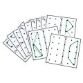 Betzold Pracovné karty pre geoboard - Zrkadlová symetria, 12 ks