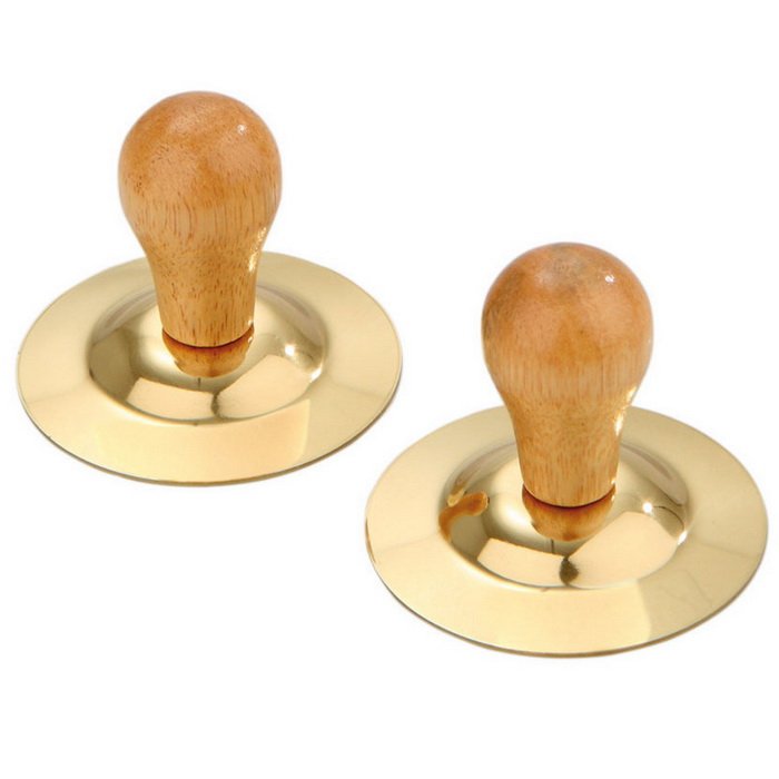 Betzold Prstové činely s rúčkou mosadz 5.4 cm, pár