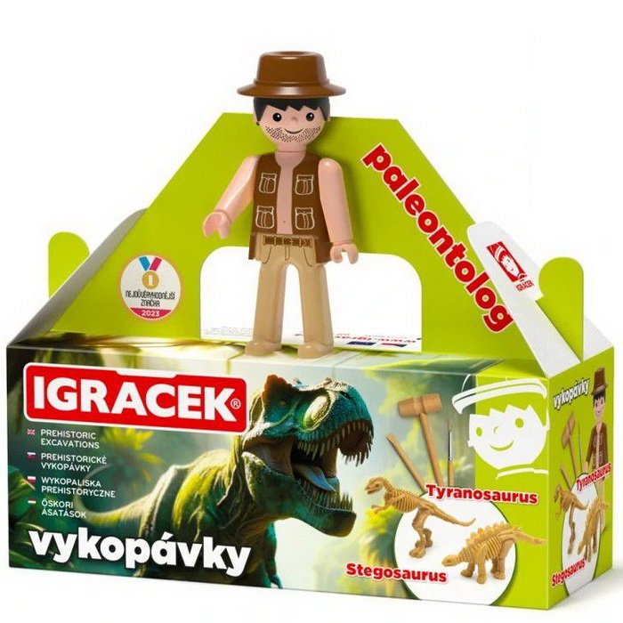 Igráček Vykopávky Tyranosaurus a Stegosaurus