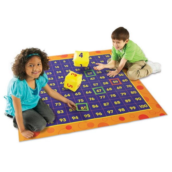 Learning Resources Stovková tabuľa, podložka na podlahu 120 cm