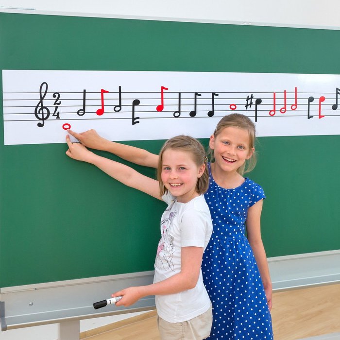 Školská sada magnetické noty, 240 ks