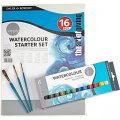 Daler-Rowney Akvarelové farby Simply - Starter set, 12 ks
