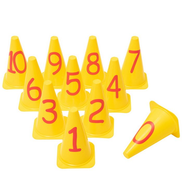 Betzold Kužele s číslami 0-10, 22 cm