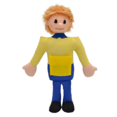 Logopedická maňuška Hláskojed Mlk, 35 cm