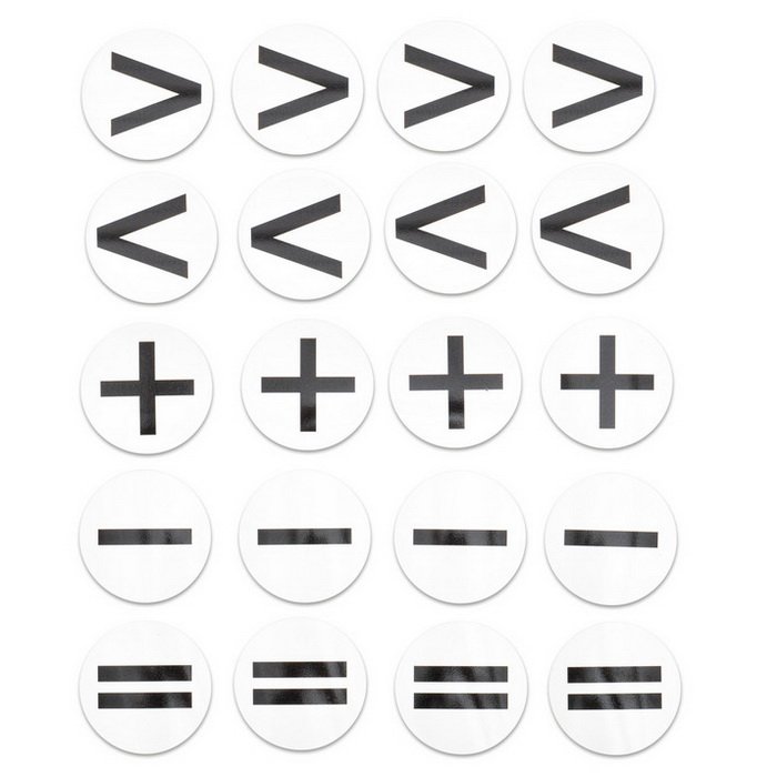 Betzold Magnetické matematické žetóny, 120 ks