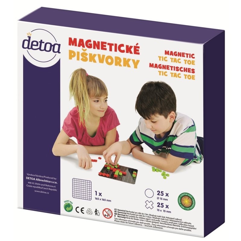 Detoa Magnetické cestovné piškvorky, 50 ks